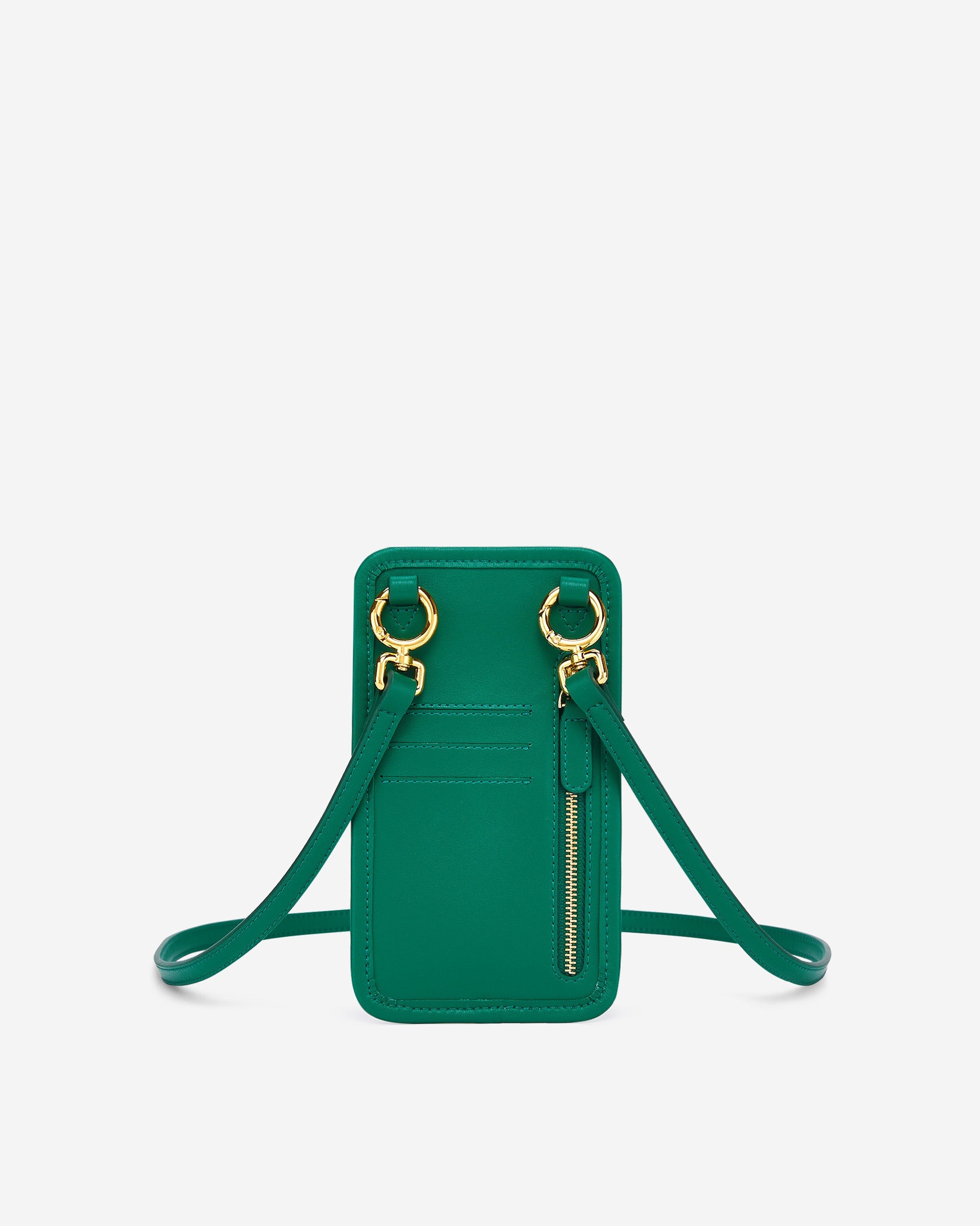 Aylin Canvas Phone Bag - Dark Green