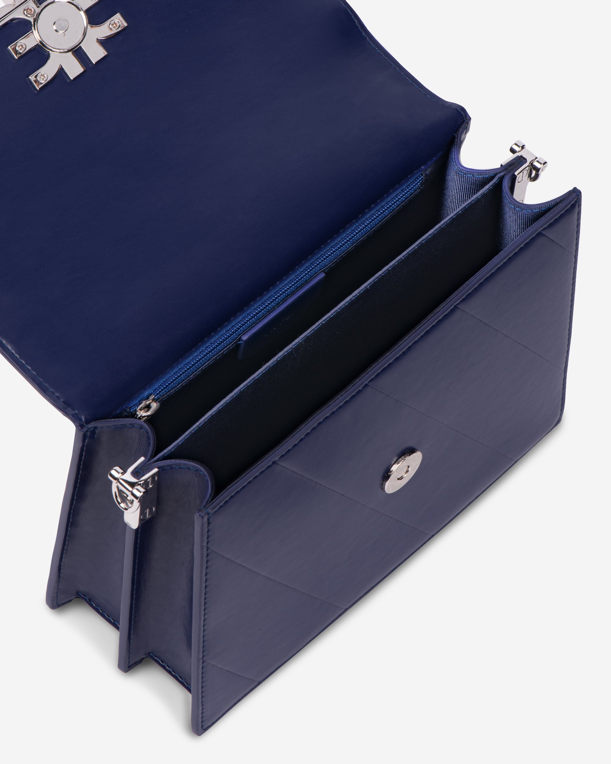 Mira Mini Flap Bag - Dark Blue