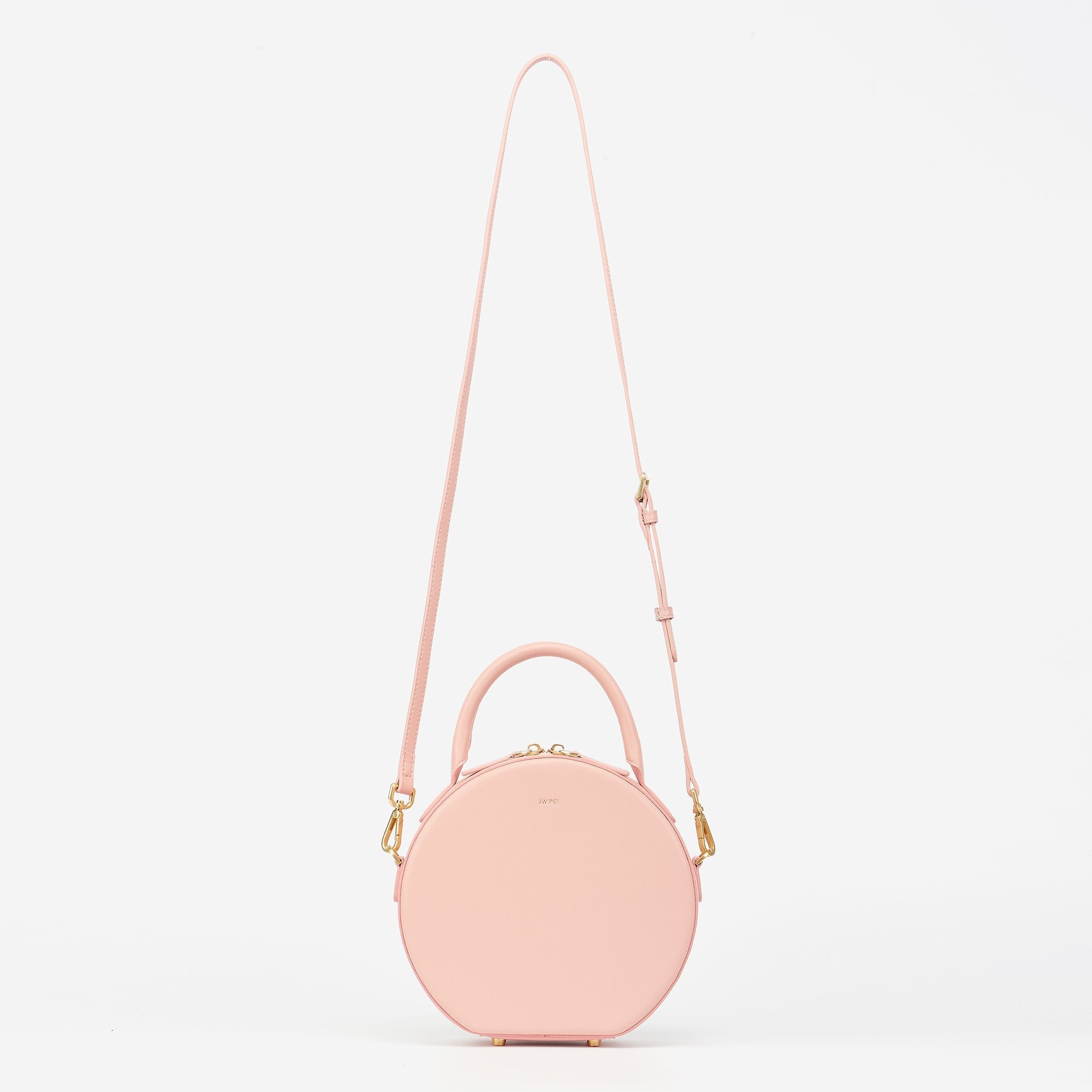 Mini Circle Top Handle Bag - Blush
