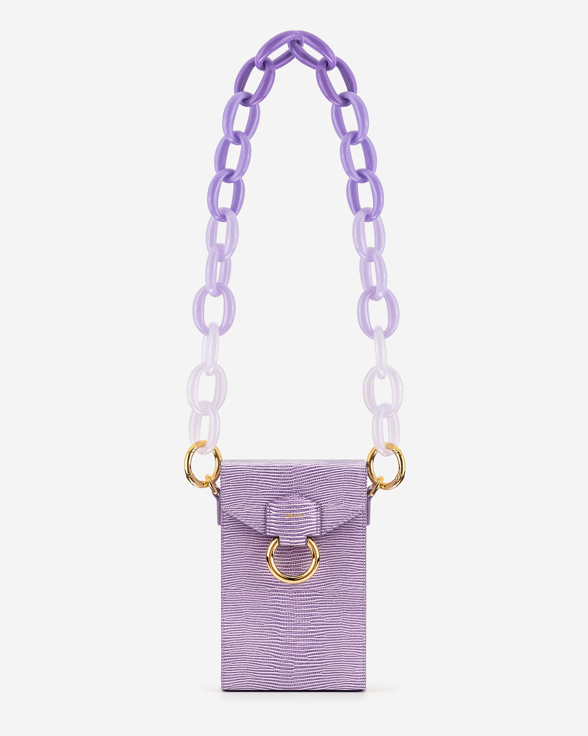 Mya Gradient Acrylic Chain Strap - Purple