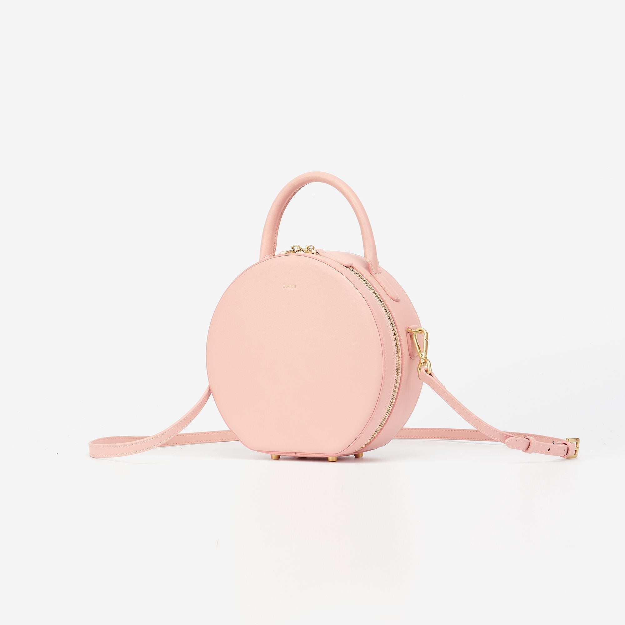 Mini Circle Top Handle Bag - Blush