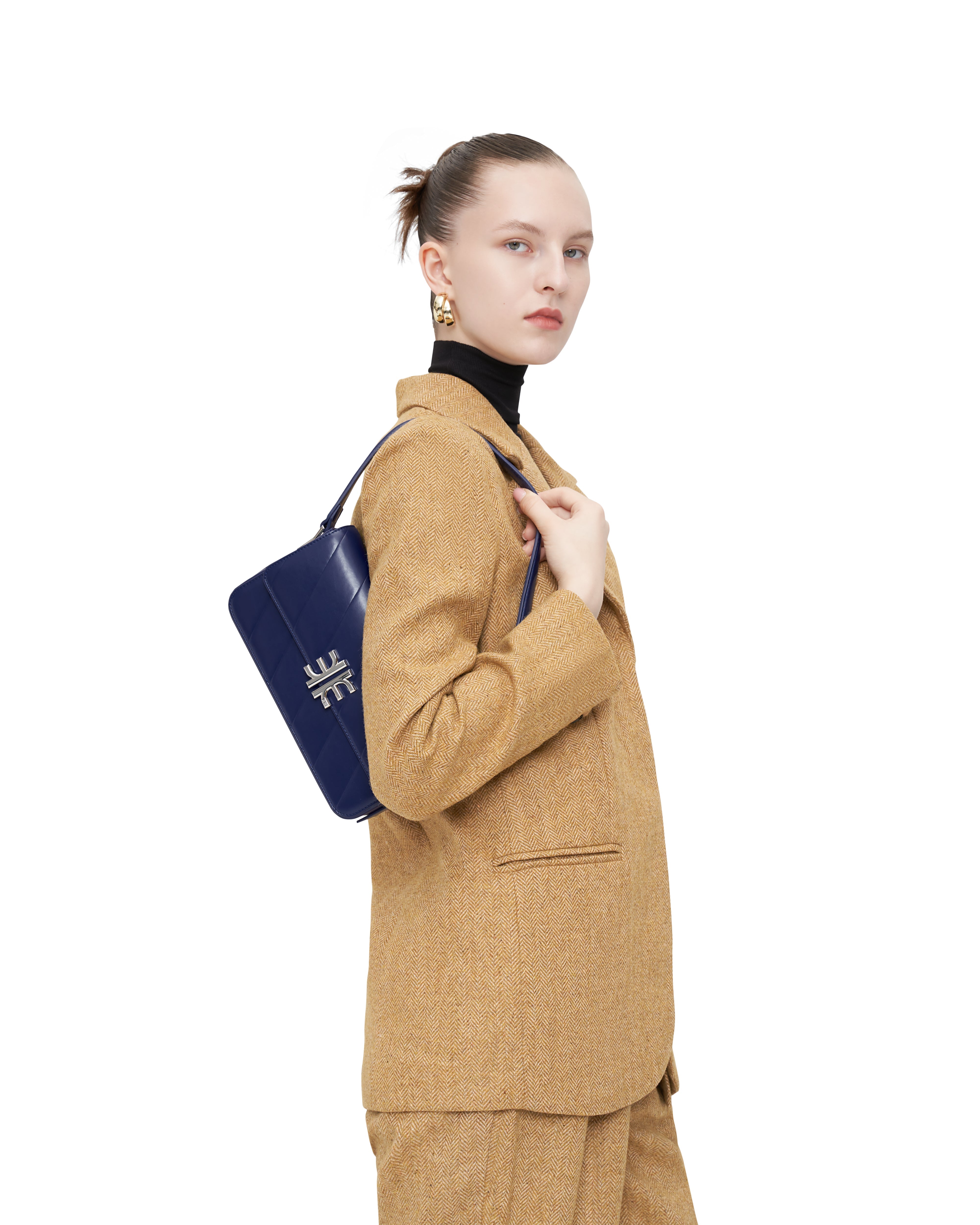 Mira Shoulder Bag Dark Blue JW PEI Outlet